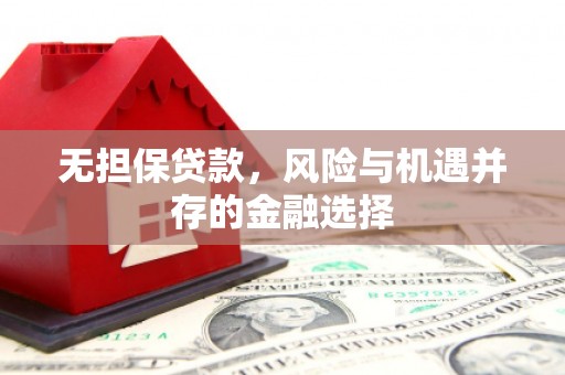 冕宁无担保贷款，风险与机遇并存的金融选择