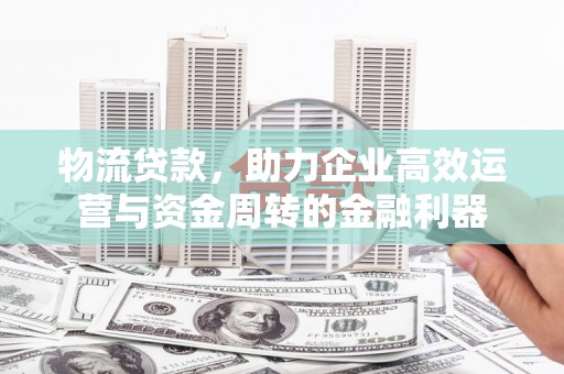 冕宁物流贷款，助力企业高效运营与资金周转的金融利器