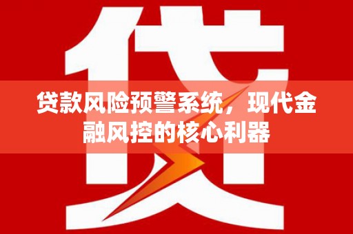 冕宁贷款风险预警系统，现代金融风控的核心利器