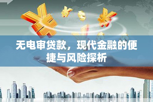 冕宁无电审贷款，现代金融的便捷与风险探析