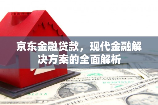 冕宁京东金融贷款，现代金融解决方案的全面解析