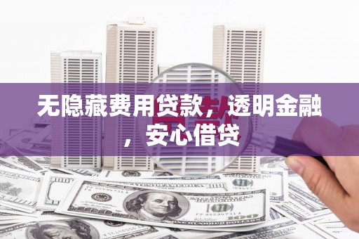 冕宁无隐藏费用贷款，透明金融，安心借贷