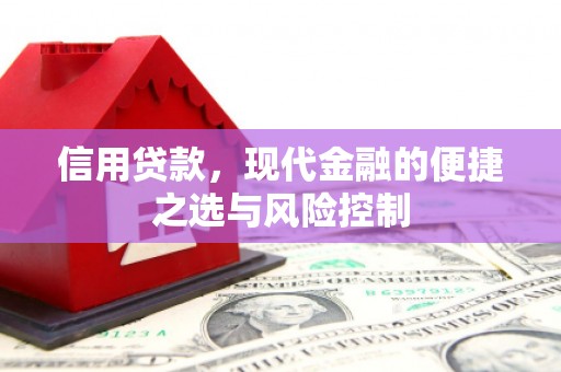 冕宁信用贷款，现代金融的便捷之选与风险控制