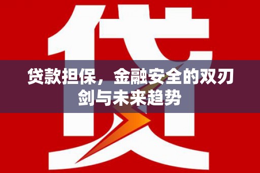 冕宁贷款担保，金融安全的双刃剑与未来趋势