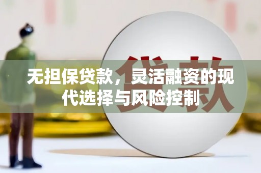 冕宁无担保贷款，灵活融资的现代选择与风险控制
