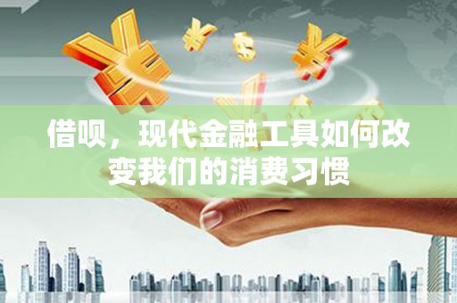 冕宁借呗，现代金融工具如何改变我们的消费习惯