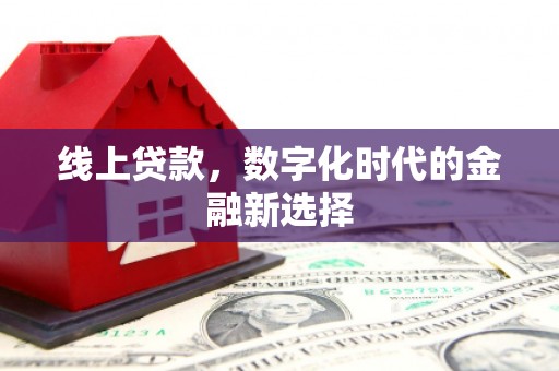 冕宁线上贷款，数字化时代的金融新选择
