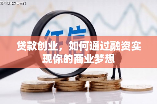 冕宁贷款创业，如何通过融资实现你的商业梦想