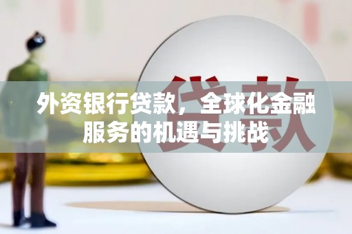 冕宁外资银行贷款，全球化金融服务的机遇与挑战