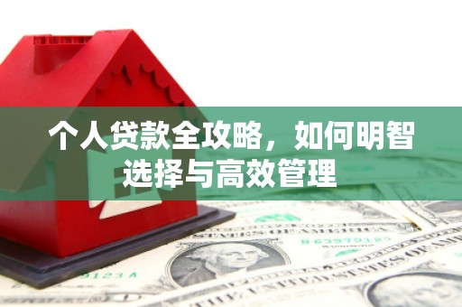冕宁个人贷款全攻略，如何明智选择与高效管理