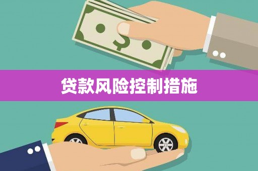 冕宁贷款风险控制措施