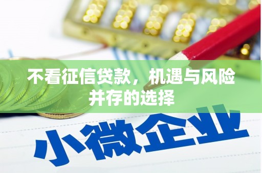 冕宁不看征信贷款，机遇与风险并存的选择