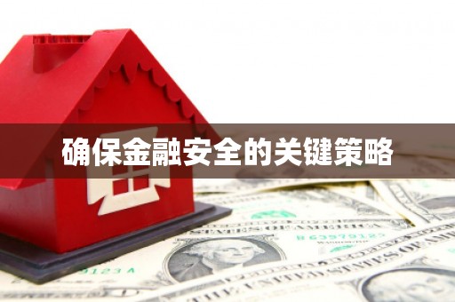 冕宁确保金融安全的关键策略